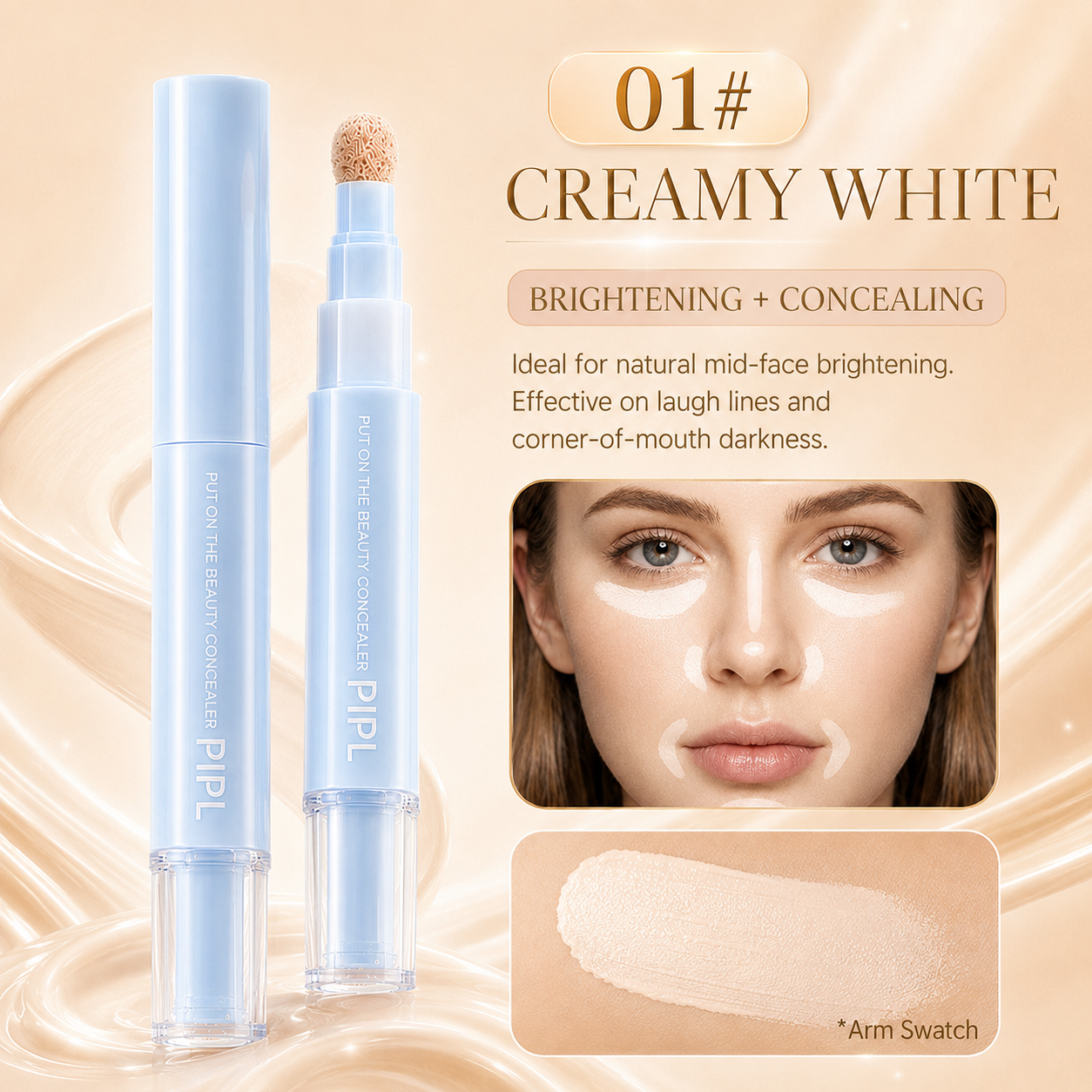 🔥Buy 1 Get 1 Free NOW!💄Multipurpose Hydrating Liquid Concealer Pen ✨