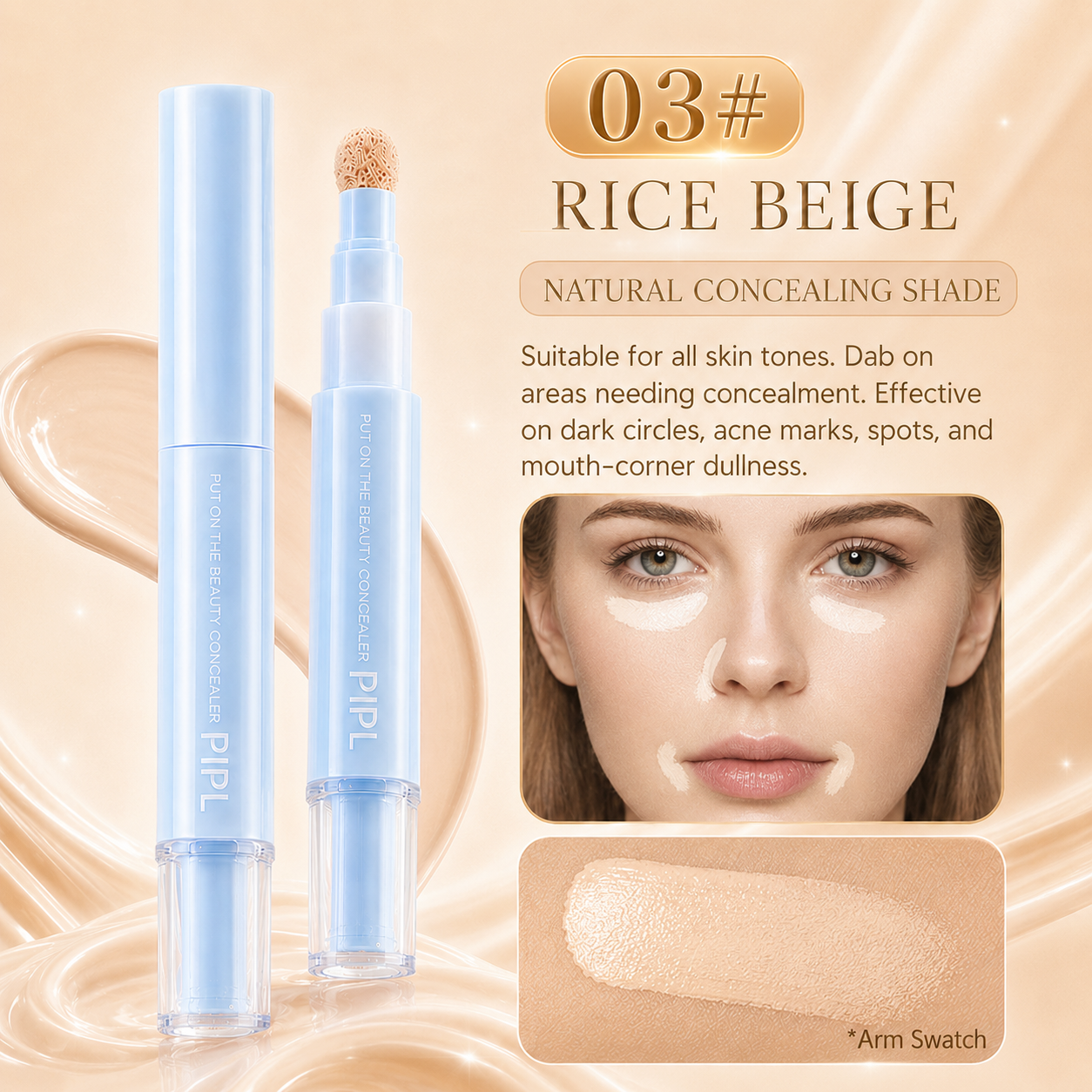 🔥Buy 1 Get 1 Free NOW!💄Multipurpose Hydrating Liquid Concealer Pen ✨