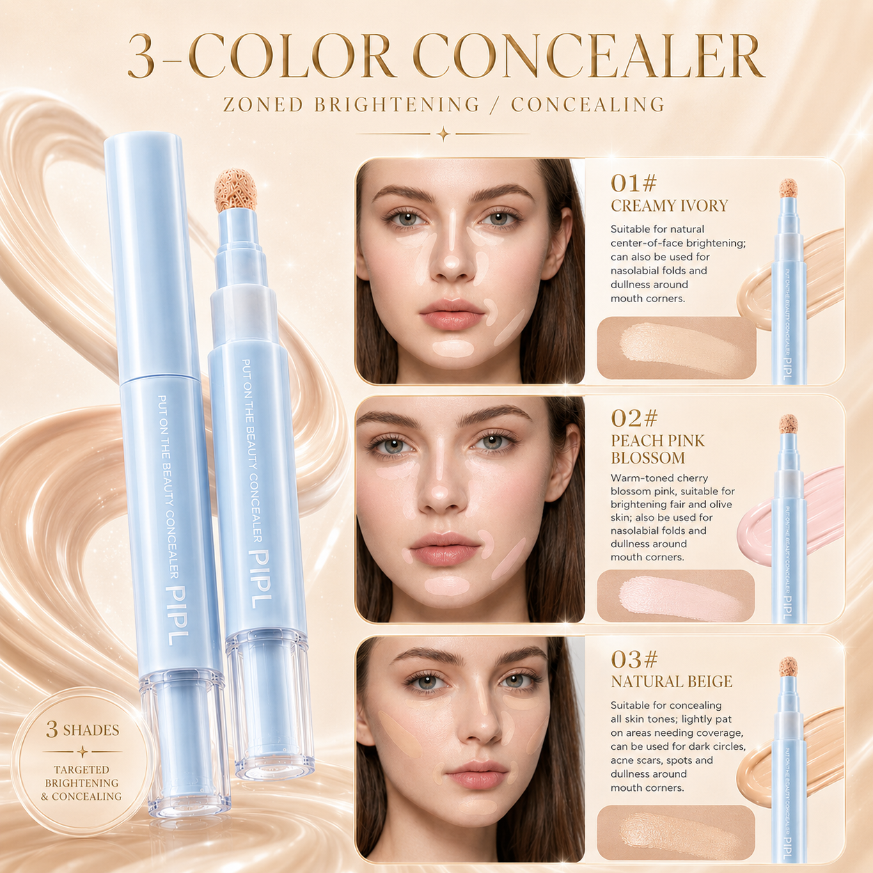 🔥Buy 1 Get 1 Free NOW!💄Multipurpose Hydrating Liquid Concealer Pen ✨