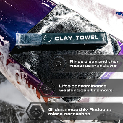 ✨Last Day 49% OFF - Clay Towel - 12x12 Brushed Microfiber