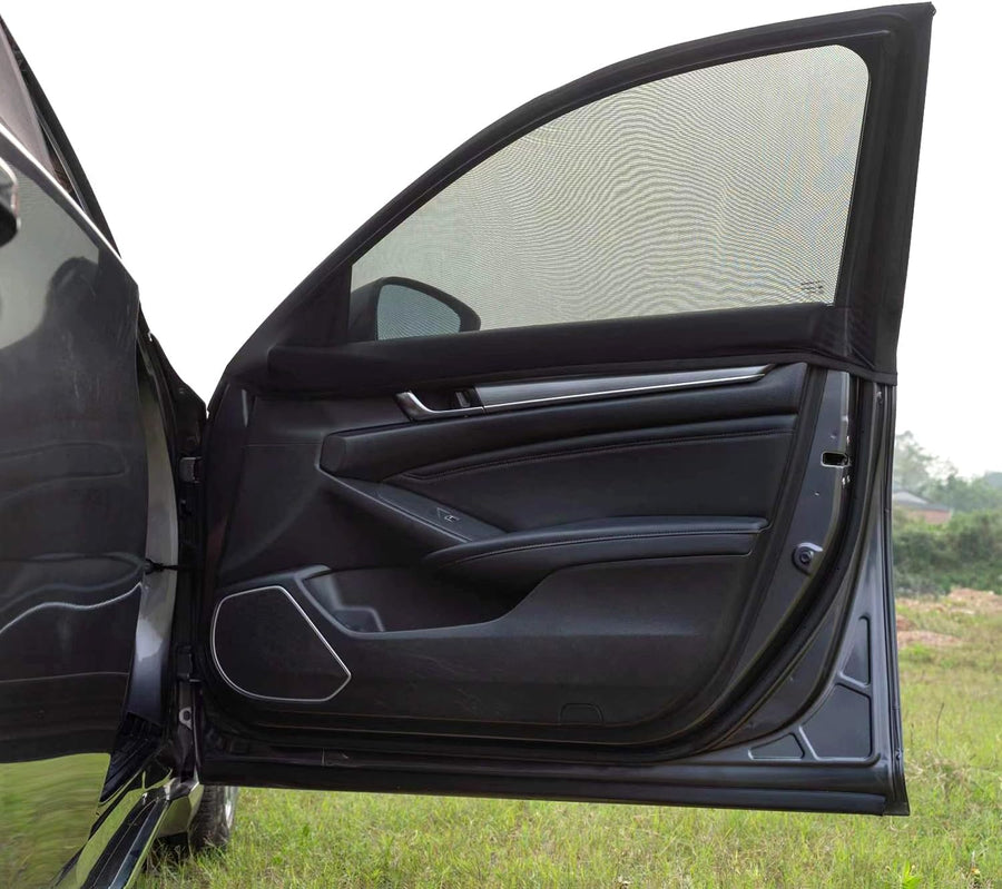Car Anti‑Mosquito Screen/Net. 4 Pack Car Sunshade Curtain. Mosquito Net For Car Glass. Privacy Window Mesh