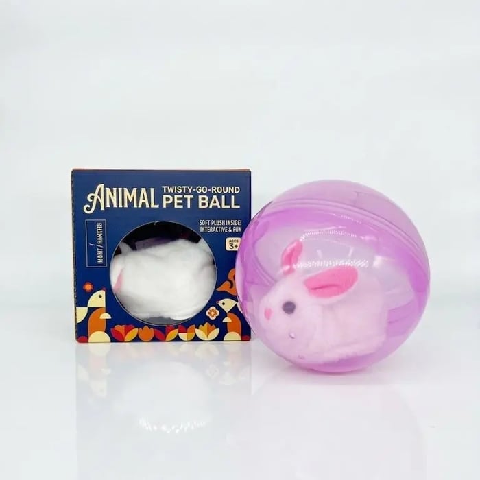 🧒Pet-friendly toys🐱Auto-Rolling Ball with Mouse Hands-Free Play for Indoor Cats