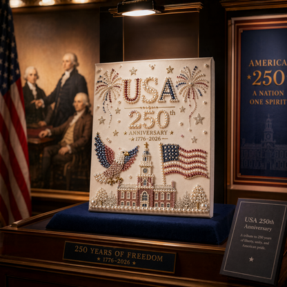 🔥LAST DAY 50% OFF - 🇺🇸 USA 250th Anniversary DIY Pearl Painting Kit ✨❤️‍🔥