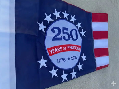 🔥250th Anniversary USA Commemorative Flag (3x5 Ft).Double-Sided Embroidered