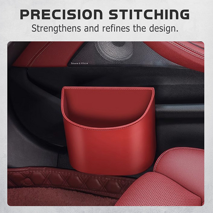 Leather Car Door Cup Holder – Wide‑mouth opening. easy reach for drinks & phone. Clip‑on secure fit. PU leather. tough & stylish. 🛡️✨