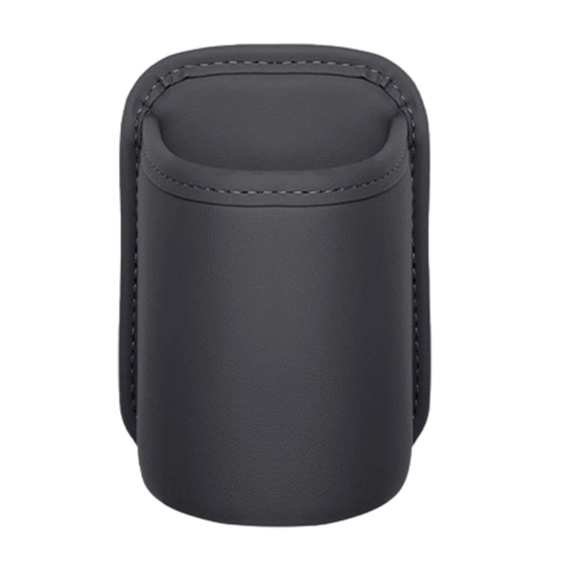 Leather Car Door Cup Holder – Wide‑mouth opening. easy reach for drinks & phone. Clip‑on secure fit. PU leather. tough & stylish. 🛡️✨